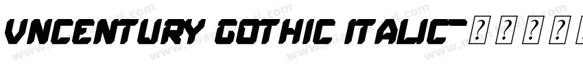 VNcentury Gothic Italic字体转换